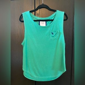 Abercrombie & Fitch green tank size medium
